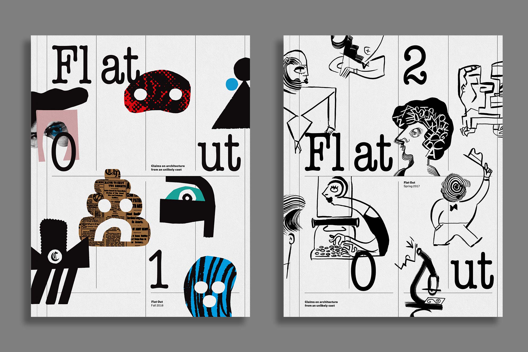 Flat Out magazine issues 1 and 2