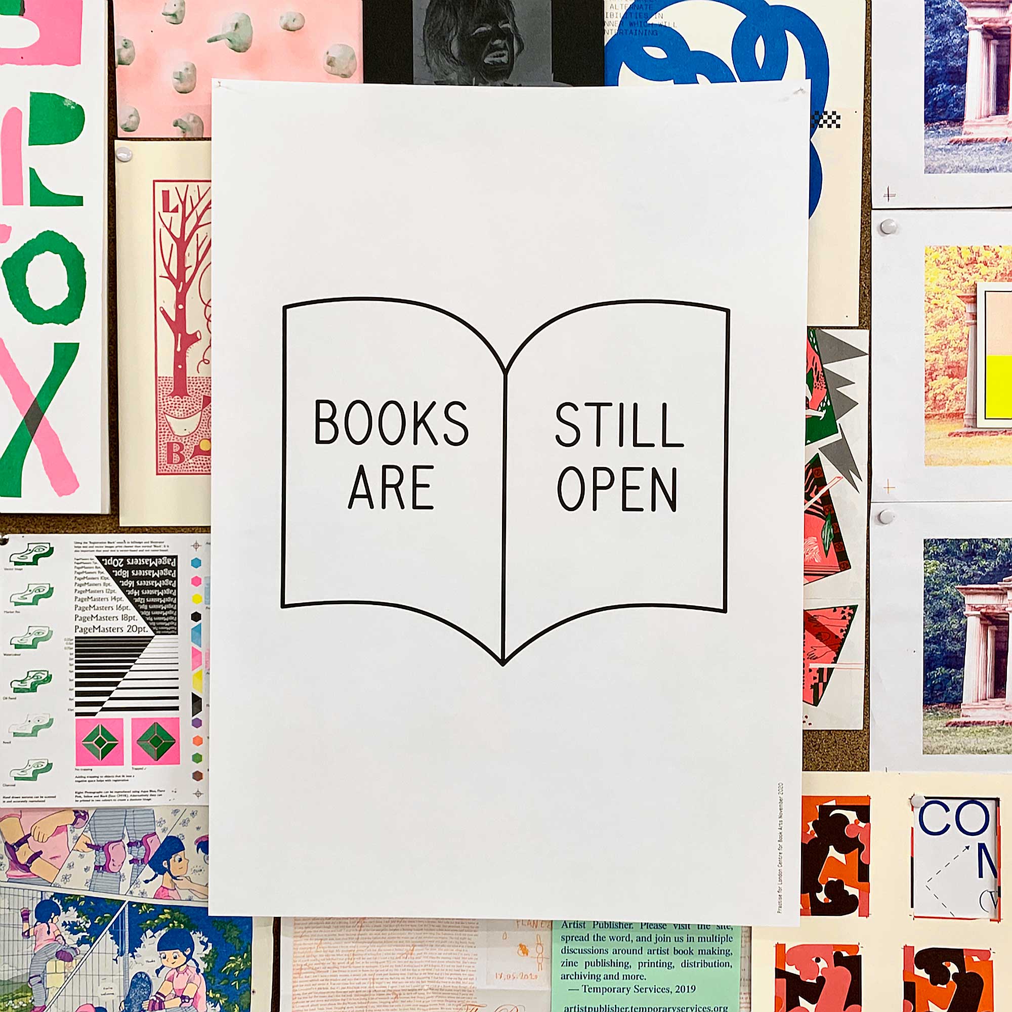 Books Are Still Open, London Centre for Book Arts, 2021